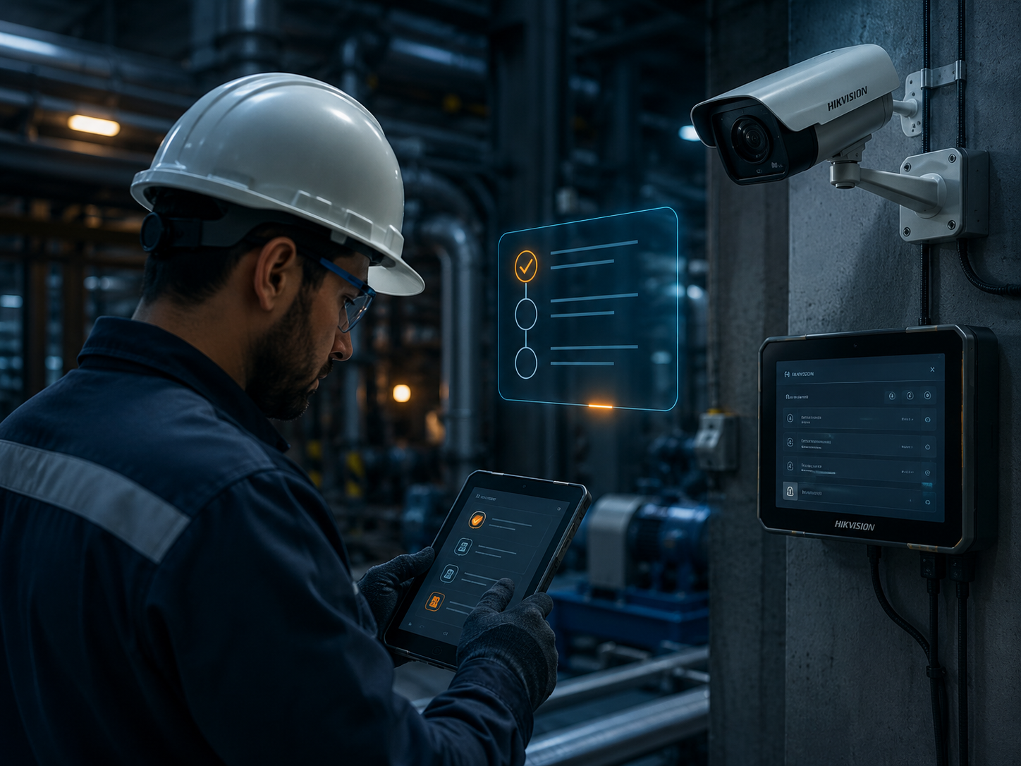 Gestión de tareas automáticas e inspecciones en planta