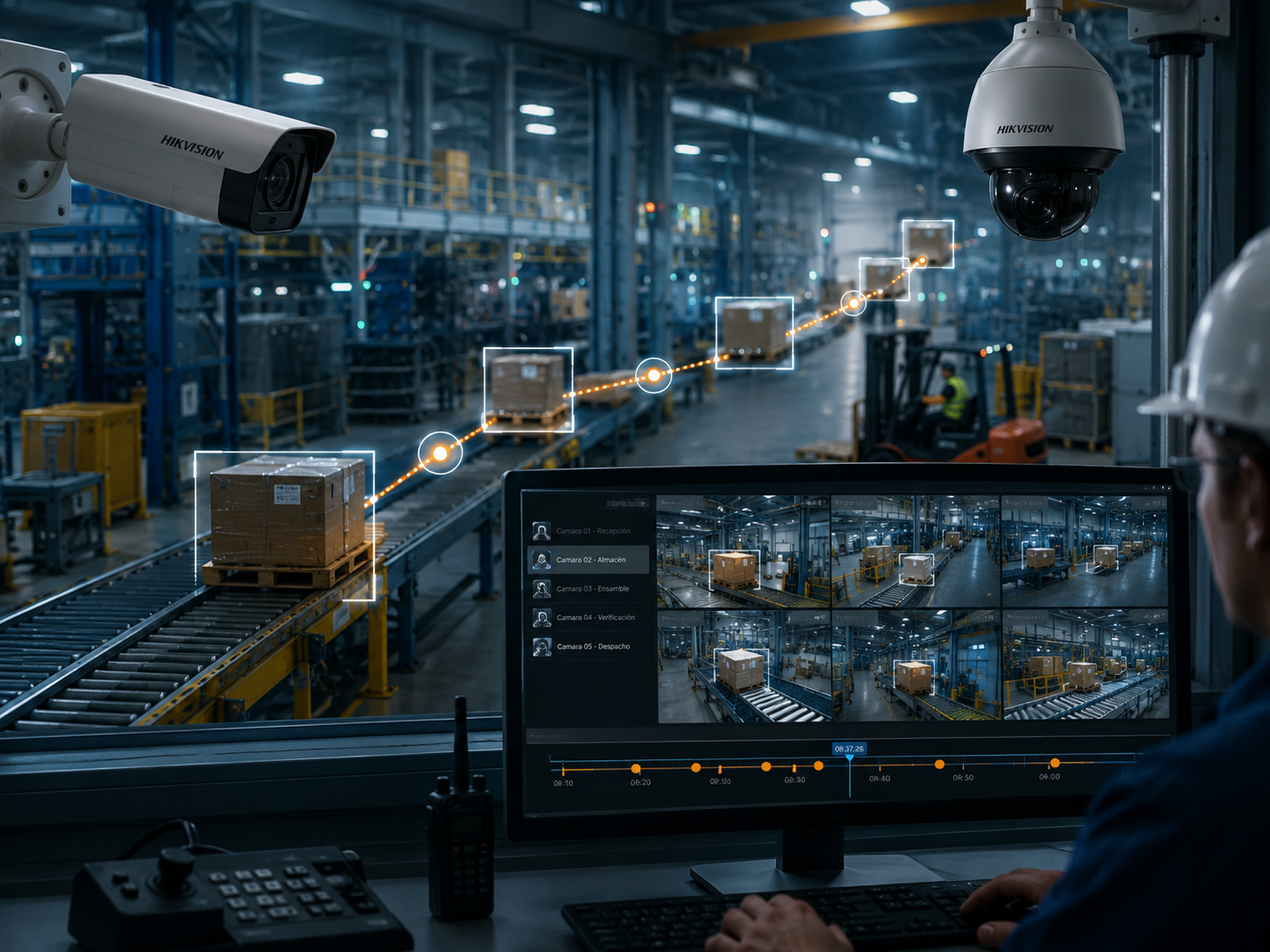 Rastreo y trazabilidad de producto por video en manufactura