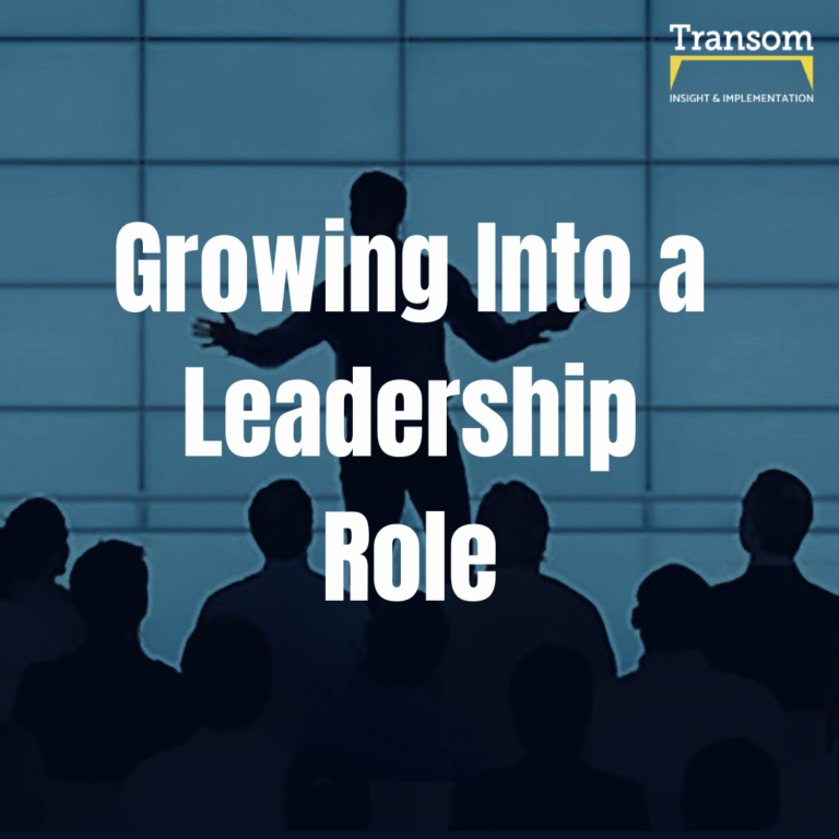Growing into a Leadership Role